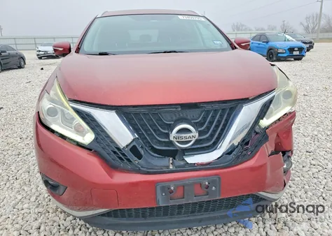 2015 Nissan Murano S z USA, uszkodzony, nr VIN 5N1AZ2MG4FN212579